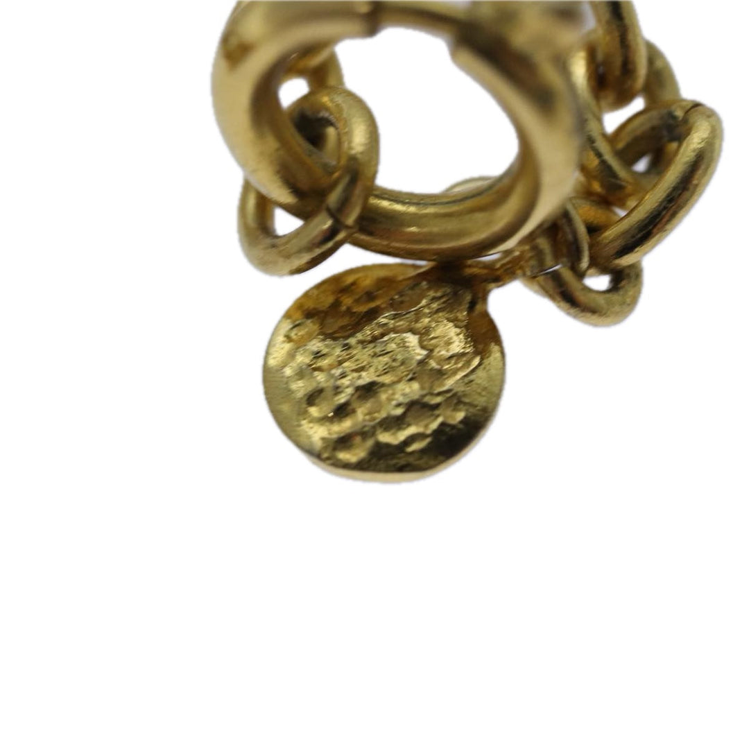 Celine Necklace metal Gold Auth ar12236