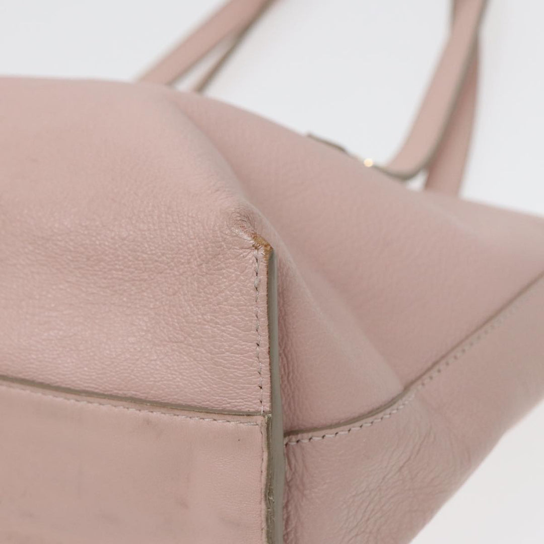 Chloe Tote Bag Leather Pink Gold ar12330