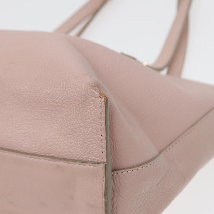 Chloe Tote Bag Leather Pink Gold ar12330