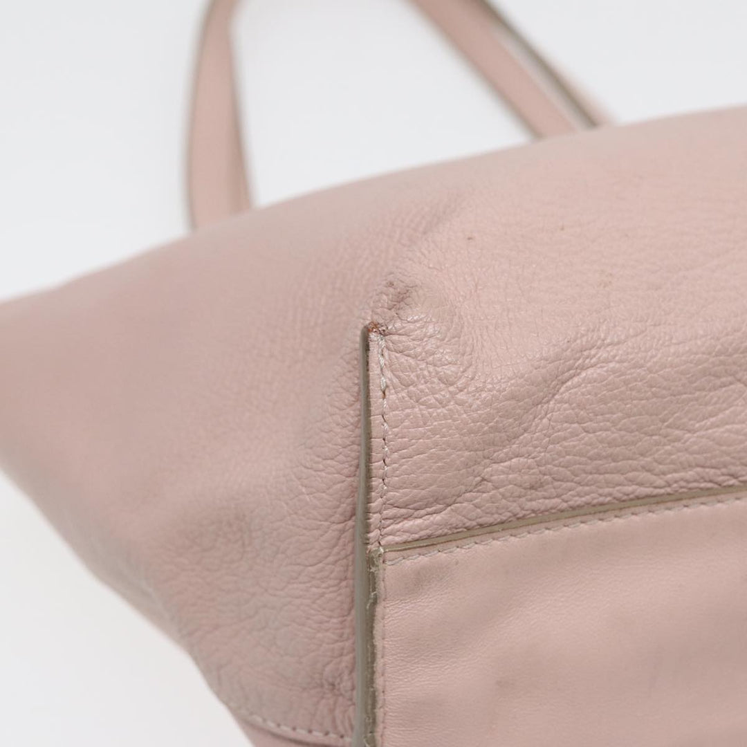 Chloe Tote Bag Leather Pink Gold ar12330