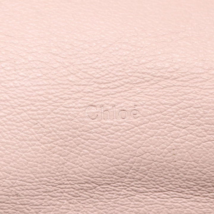 Chloe Tote Bag Leather Pink Gold ar12330