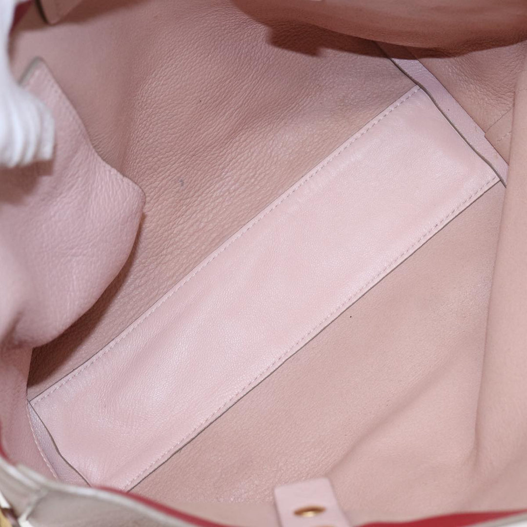 Chloe Tote Bag Leather Pink Gold ar12330