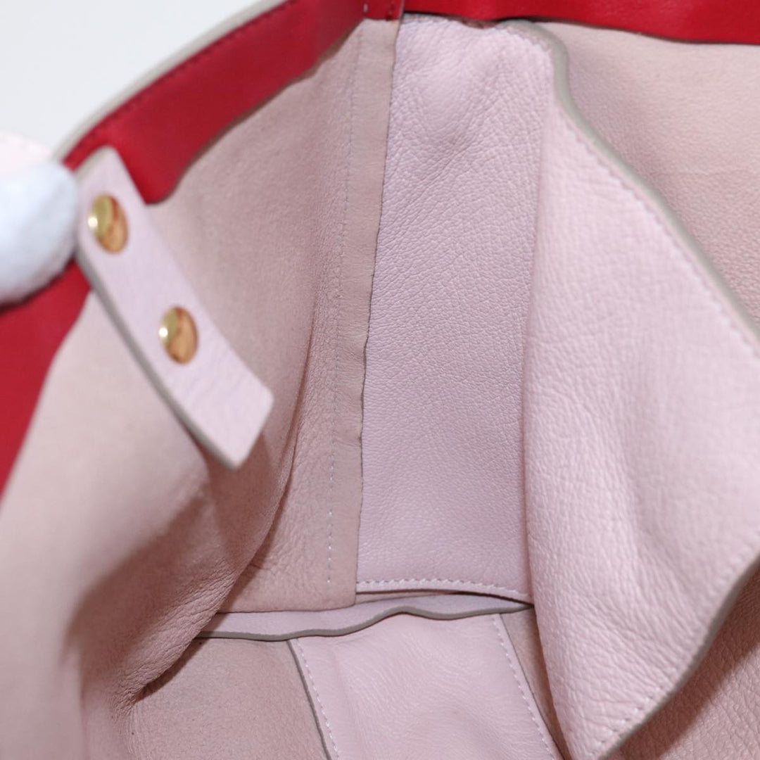 Chloe Tote Bag Leather Pink Gold ar12330