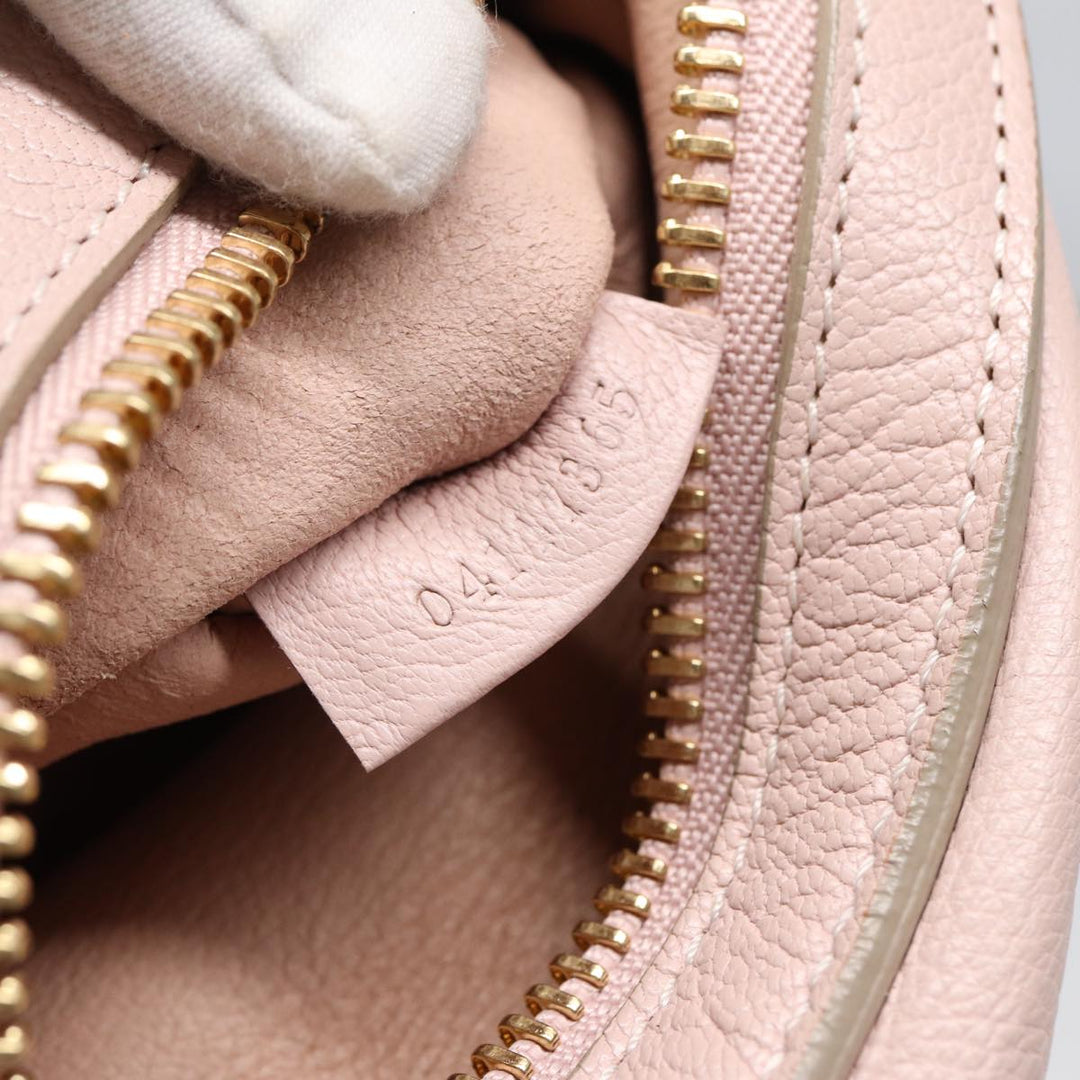 Chloe Tote Bag Leather Pink Gold ar12330