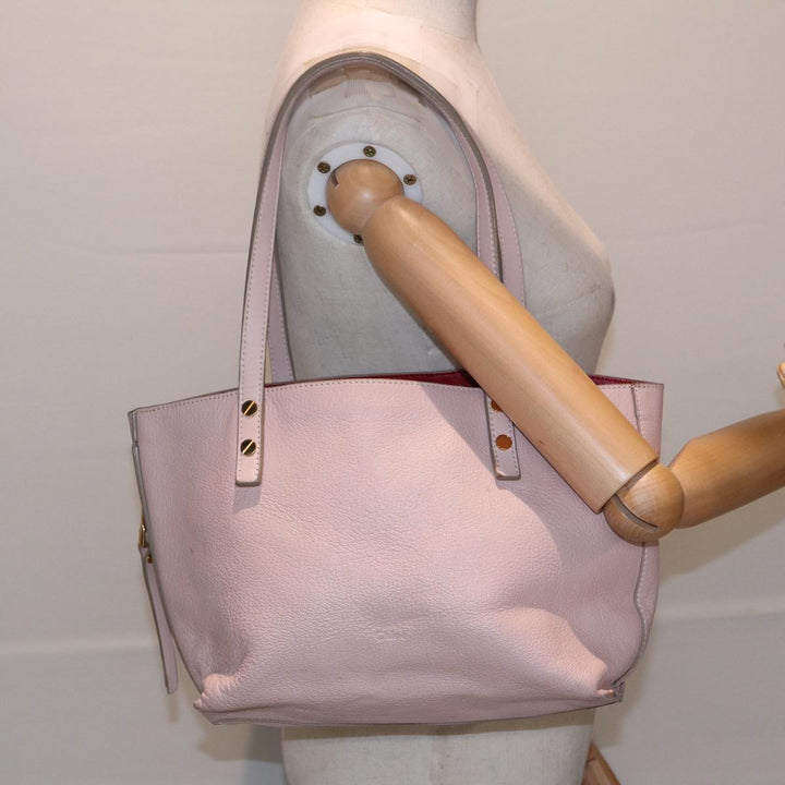 Chloe Tote Bag Leather Pink Gold ar12330