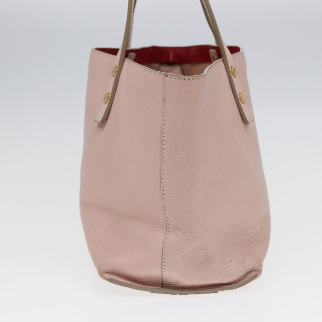 Chloe Tote Bag Leather Pink Gold ar12330
