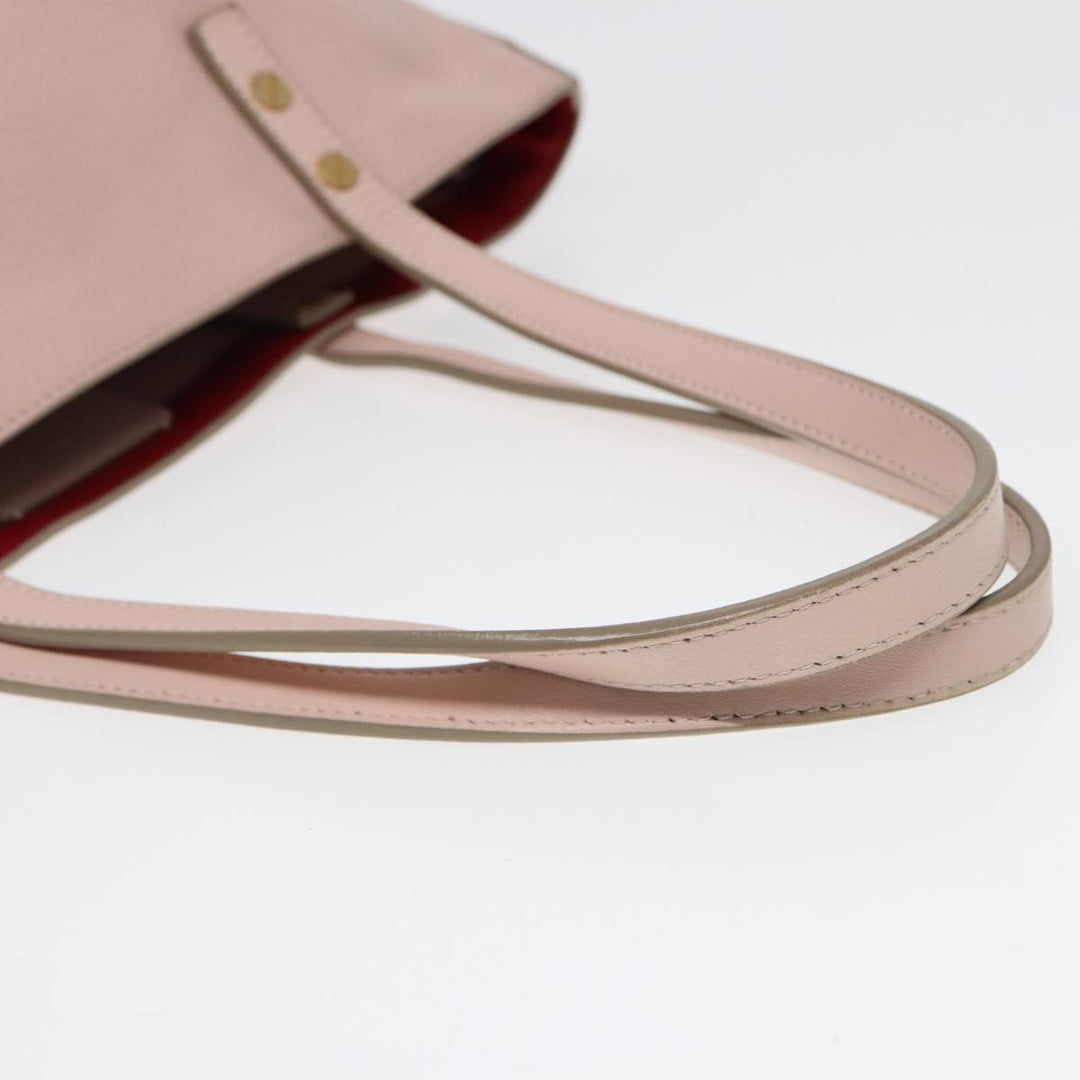 Chloe Tote Bag Leather Pink Gold ar12330