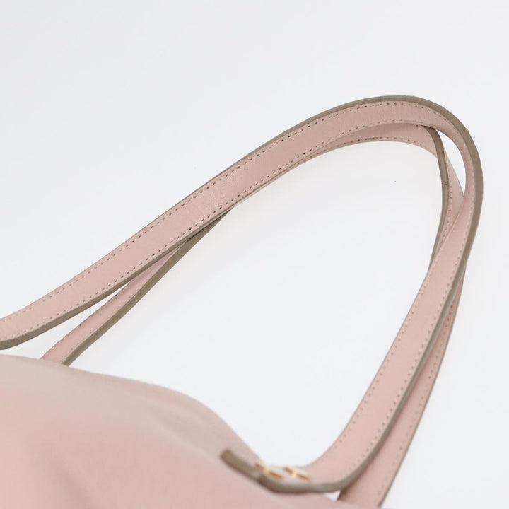 Chloe Tote Bag Leather Pink Gold ar12330