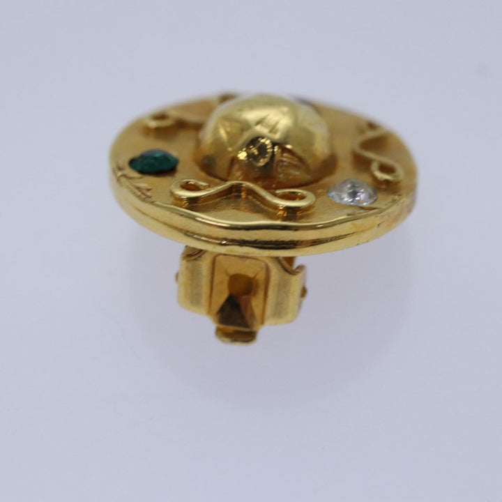 Celine Earring metal Gold Auth ar12468