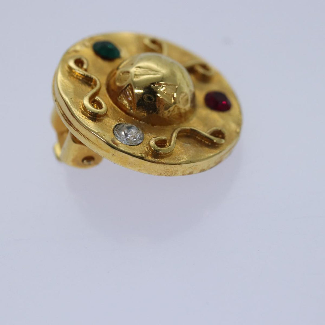Celine Earring metal Gold Auth ar12468