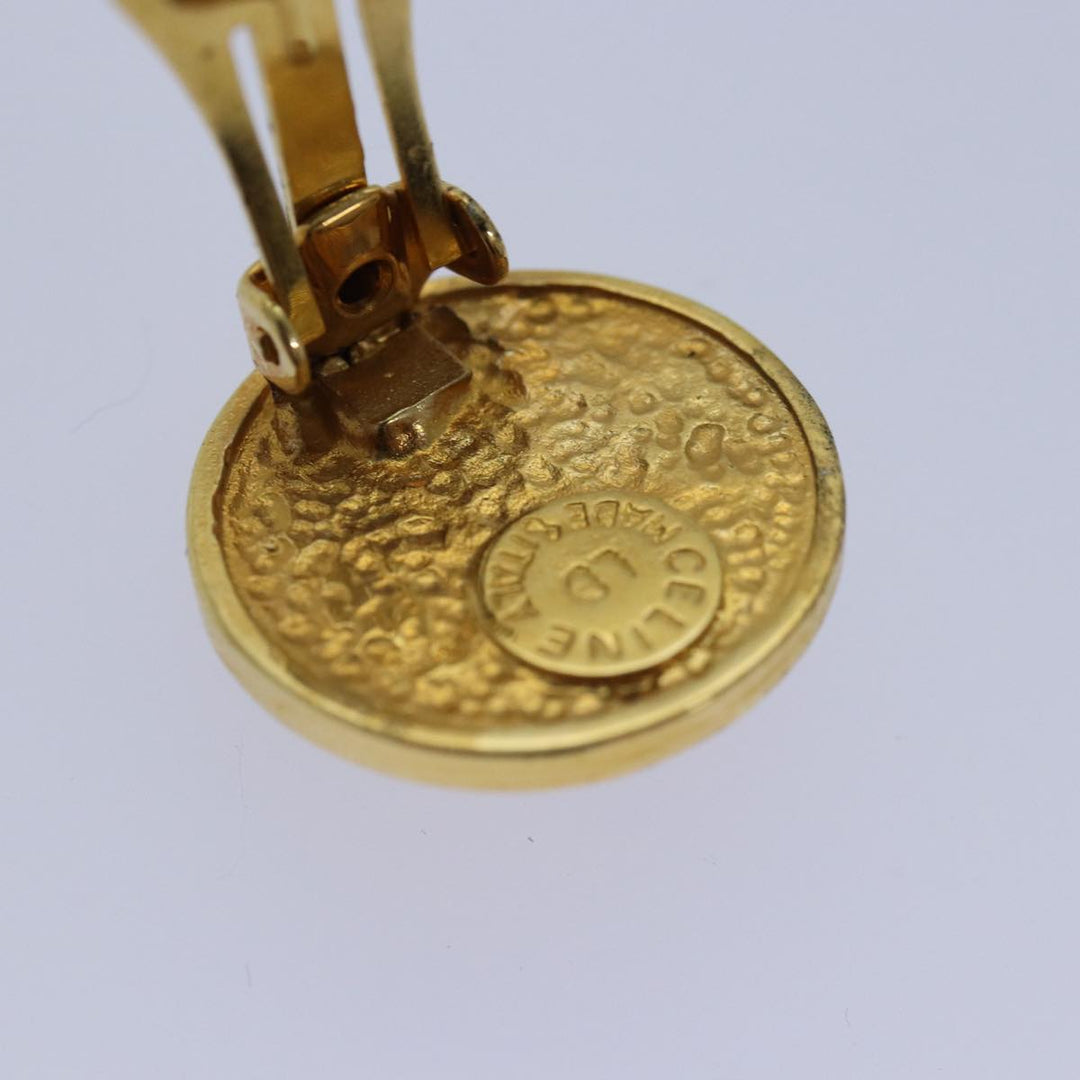 Celine Earring metal Gold Auth ar12468