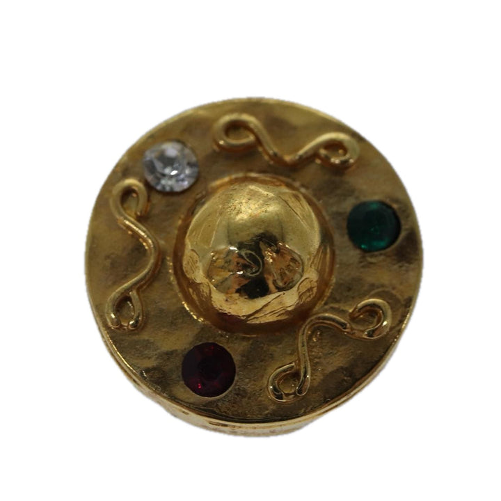 Celine Earring metal Gold Auth ar12468