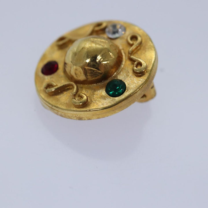Celine Earring metal Gold Auth ar12468