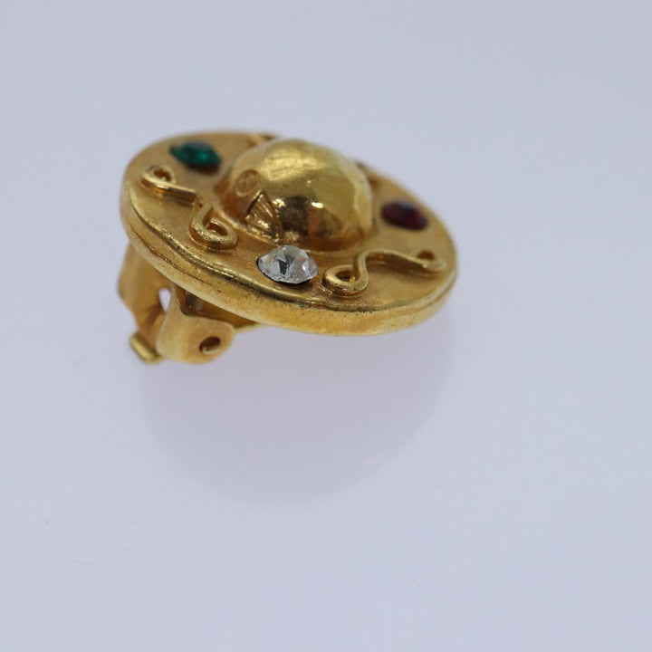 Celine Earring metal Gold Auth ar12468