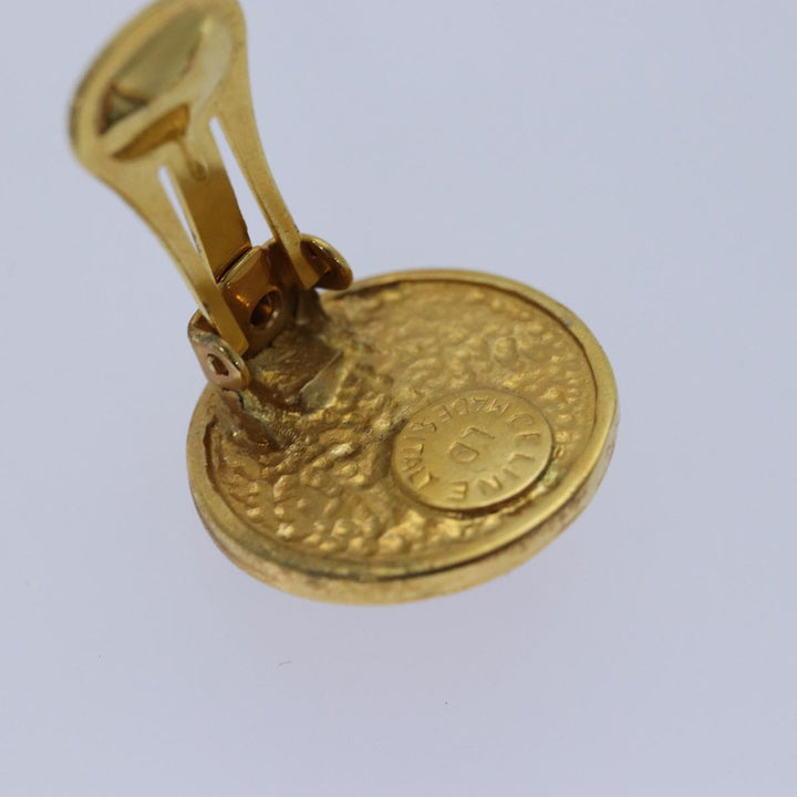 Celine Earring metal Gold Auth ar12468