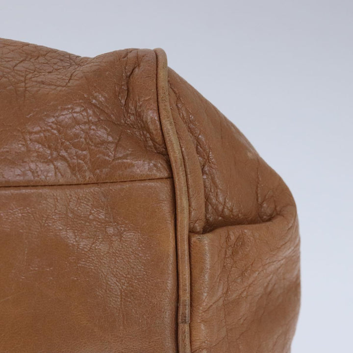 Chloe Etel Hand Bag Leather 2way Beige Gold ar13032