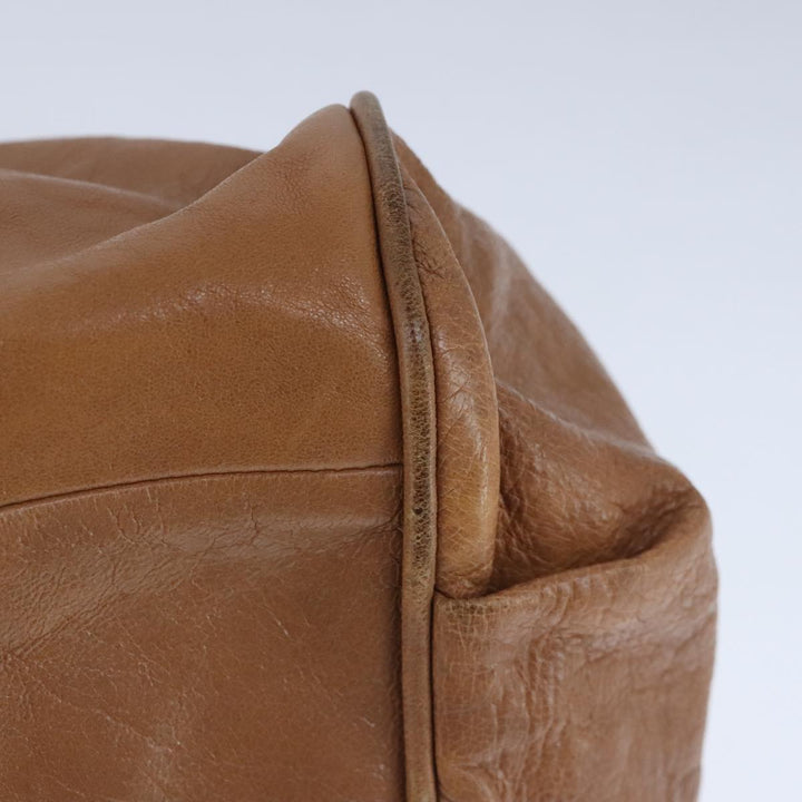 Chloe Etel Hand Bag Leather 2way Beige Gold ar13032