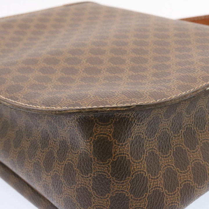 Celine Macadam Canvas Hand Bag Brown  ar5139