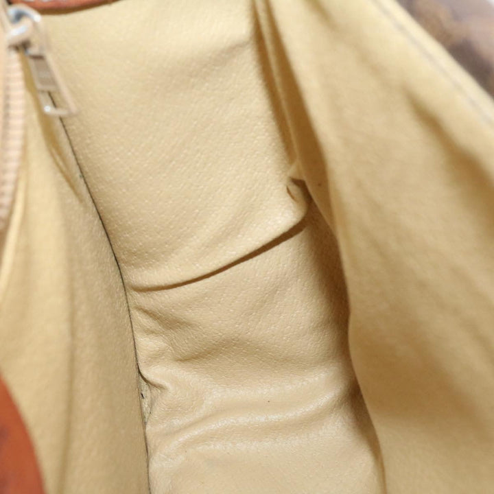Celine Macadam Canvas Hand Bag Brown  ar5139