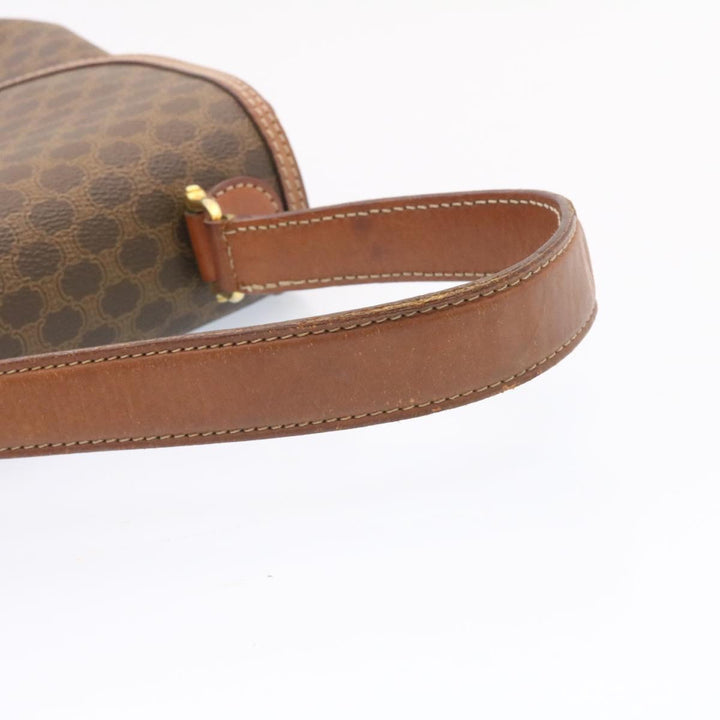 Celine Macadam Canvas Hand Bag Brown  ar5139