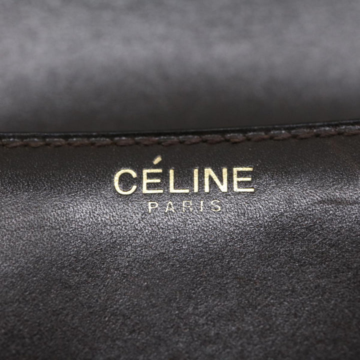 Celine Horse Carriage Shoulder Bag Leather Brown  ar7057