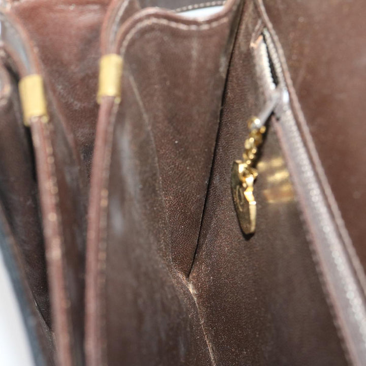 Celine Horse Carriage Shoulder Bag Leather Brown  ar7057