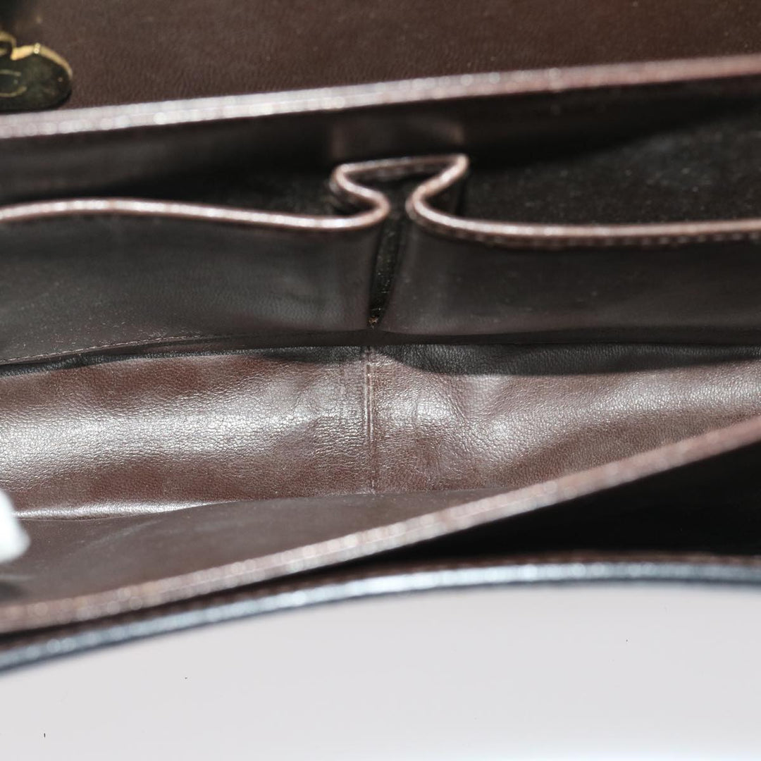 Celine Horse Carriage Shoulder Bag Leather Brown  ar7057
