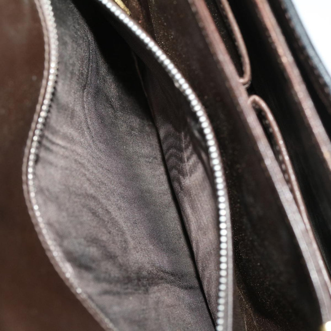 Celine Horse Carriage Shoulder Bag Leather Brown  ar7057
