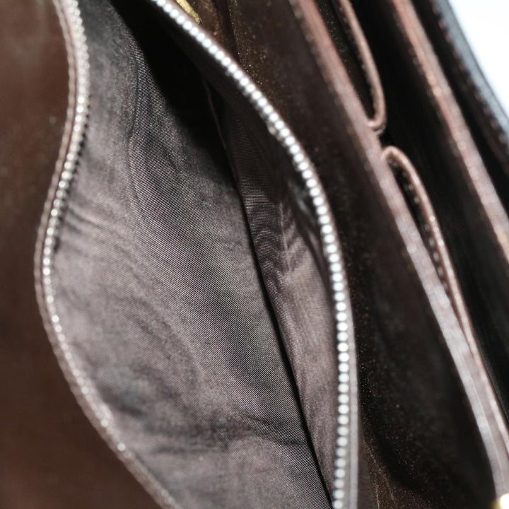 Celine Horse Carriage Shoulder Bag Leather Brown  ar7057