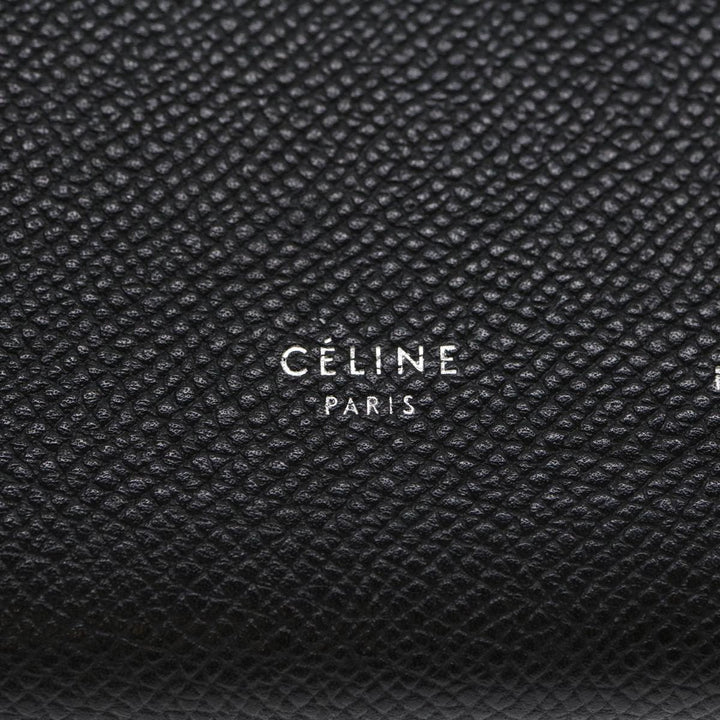 Celine Wallet Leather Black  ar7241
