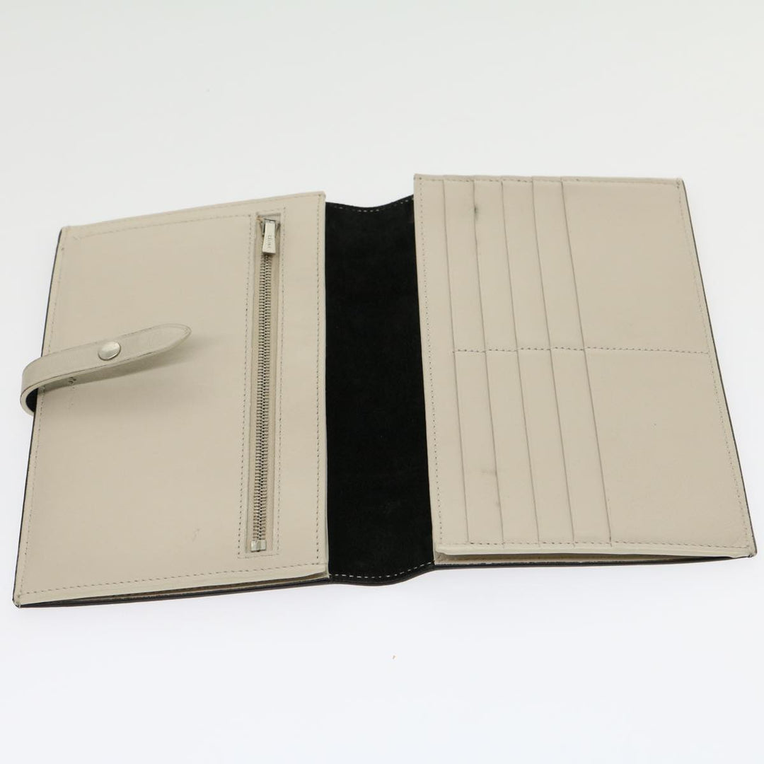 Celine Wallet Leather Black  ar7241