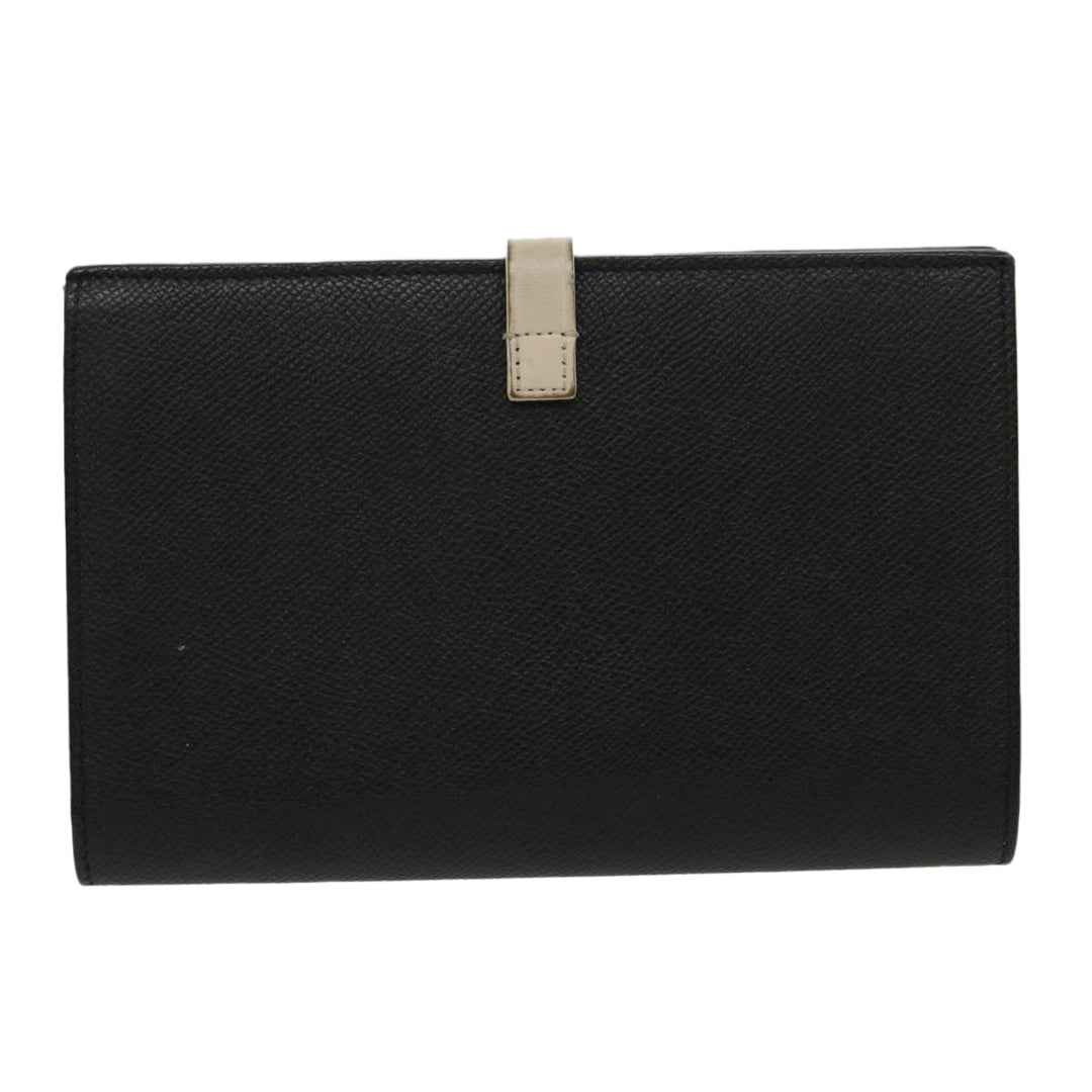 Celine Wallet Leather Black  ar7241