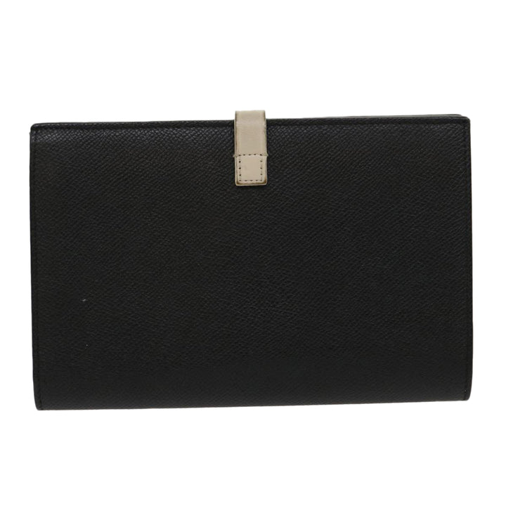 Celine Wallet Leather Black  ar7241