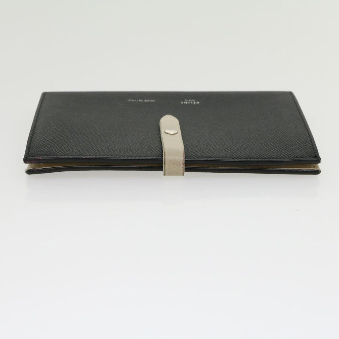 Celine Wallet Leather Black  ar7241