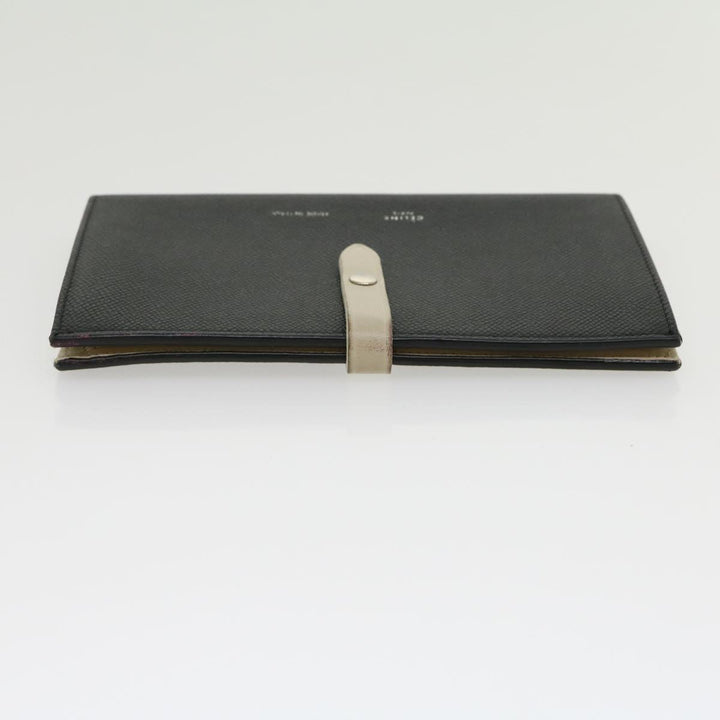 Celine Wallet Leather Black  ar7241