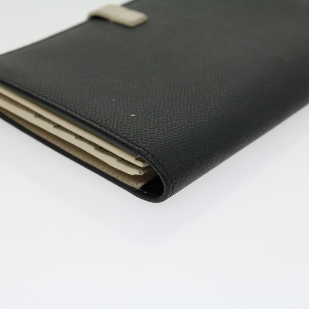 Celine Wallet Leather Black  ar7241
