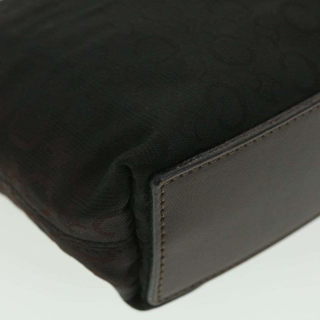 Celine C Macadam Canvas Shoulder Bag Black  ar9020