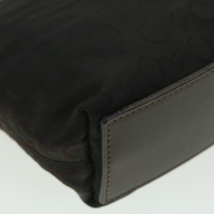 Celine C Macadam Canvas Shoulder Bag Black  ar9020