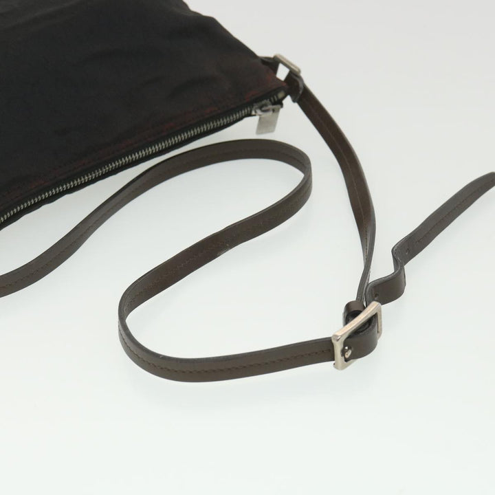 Celine C Macadam Canvas Shoulder Bag Black  ar9020