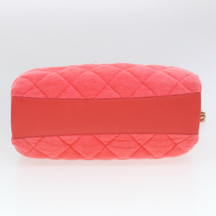 Top Quality Chanel Chain Hand Bag Pile 2way Pink CC Auth ar9158A