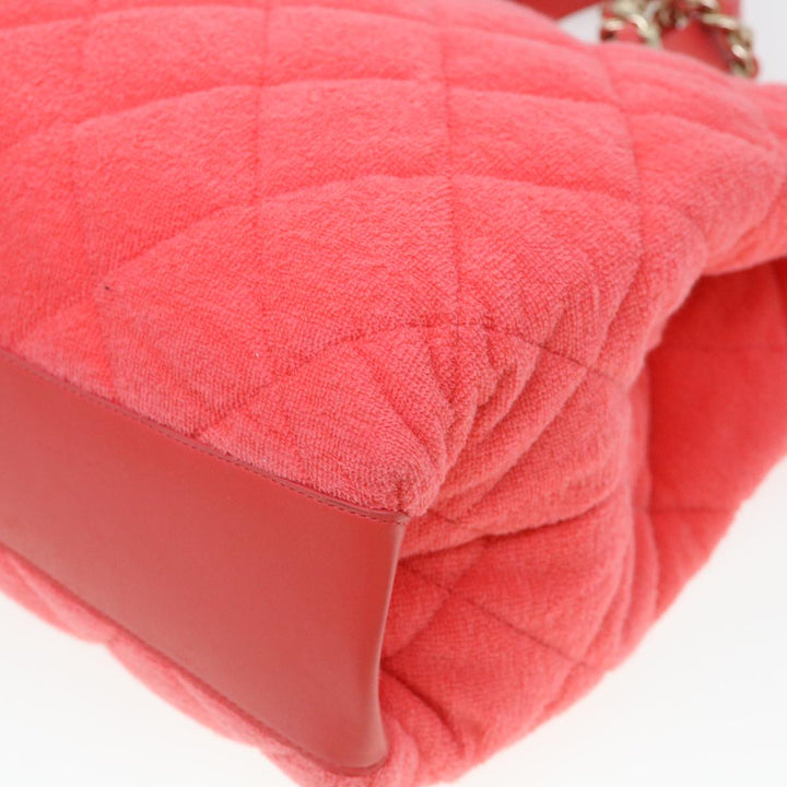 Top Quality Chanel Chain Hand Bag Pile 2way Pink CC Auth ar9158A