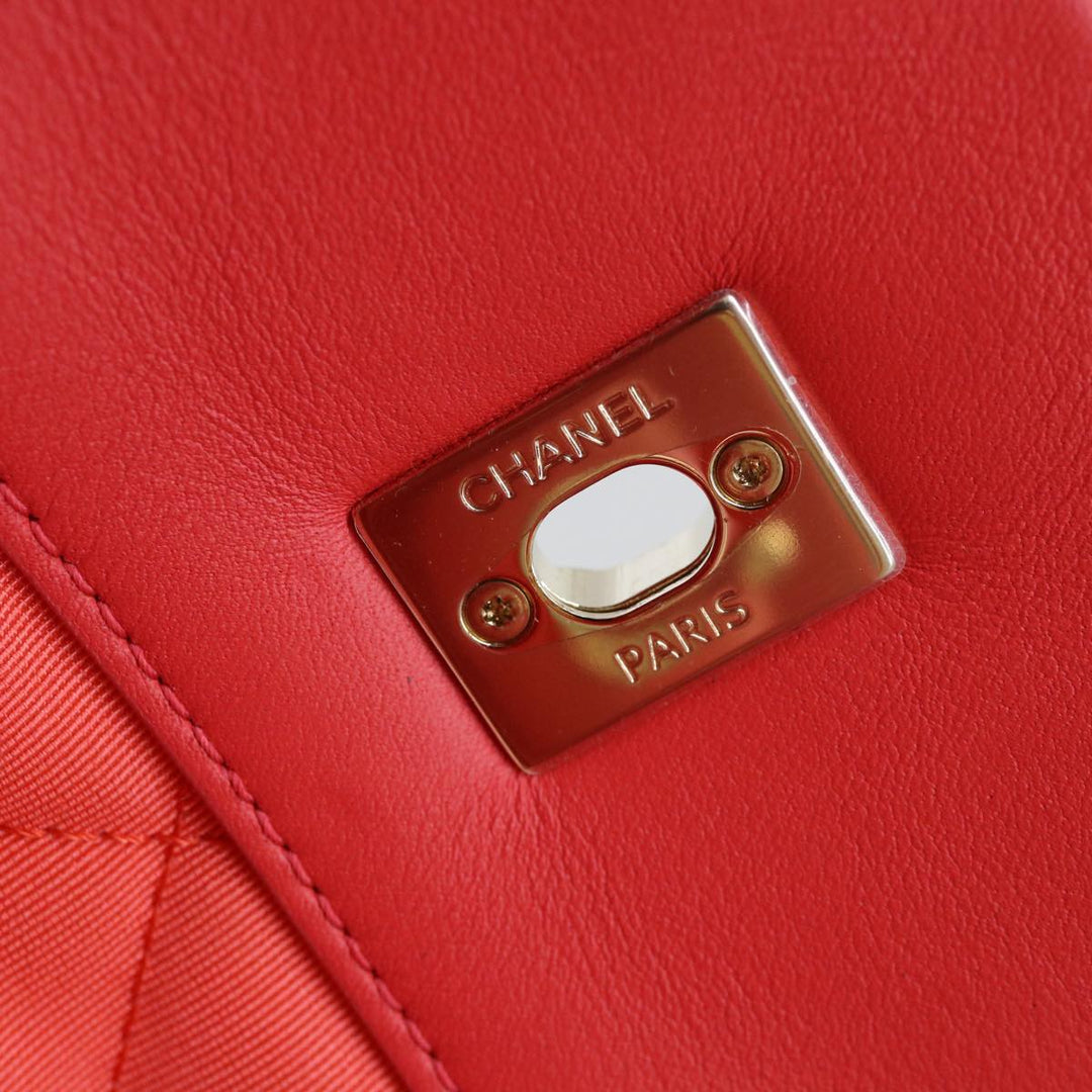 Chanel Chain Hand Bag Pile 2way Pink CC Auth ar9158A