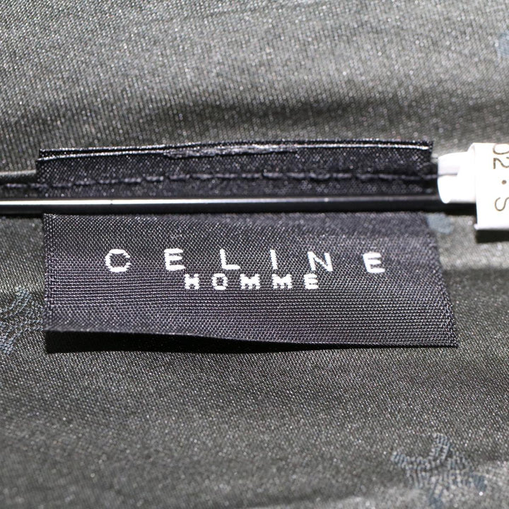 Celine Macadam Canvas Folding Umbrella Nylon Green Brown  ar9574