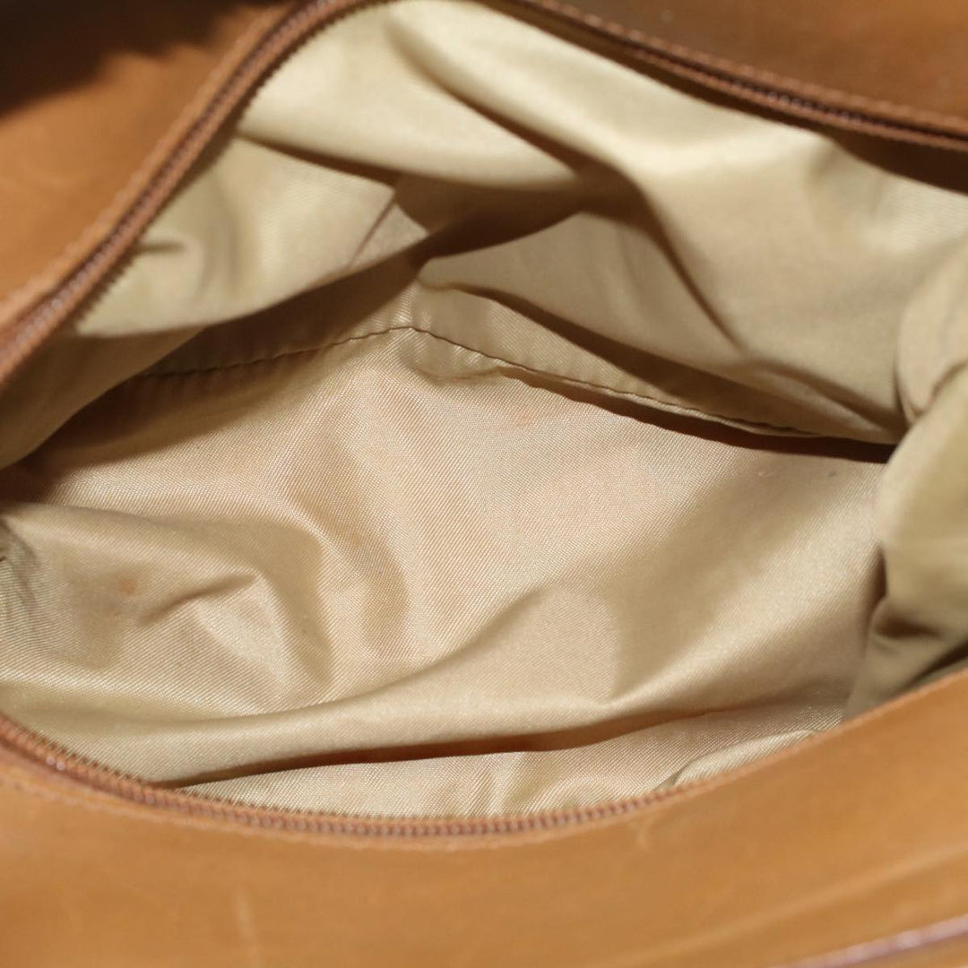 Celine Hand Bag Nylon Khaki Auth ar9963
