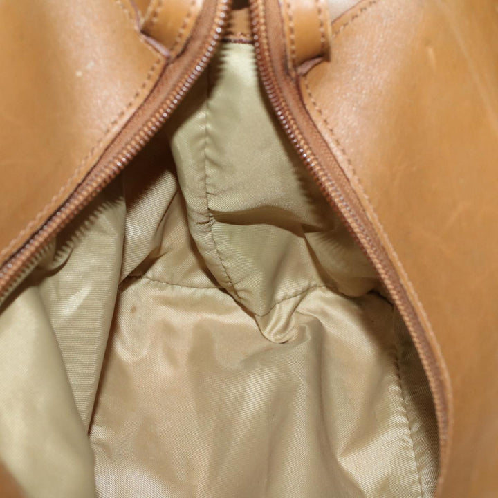 Celine Hand Bag Nylon Khaki Auth ar9963