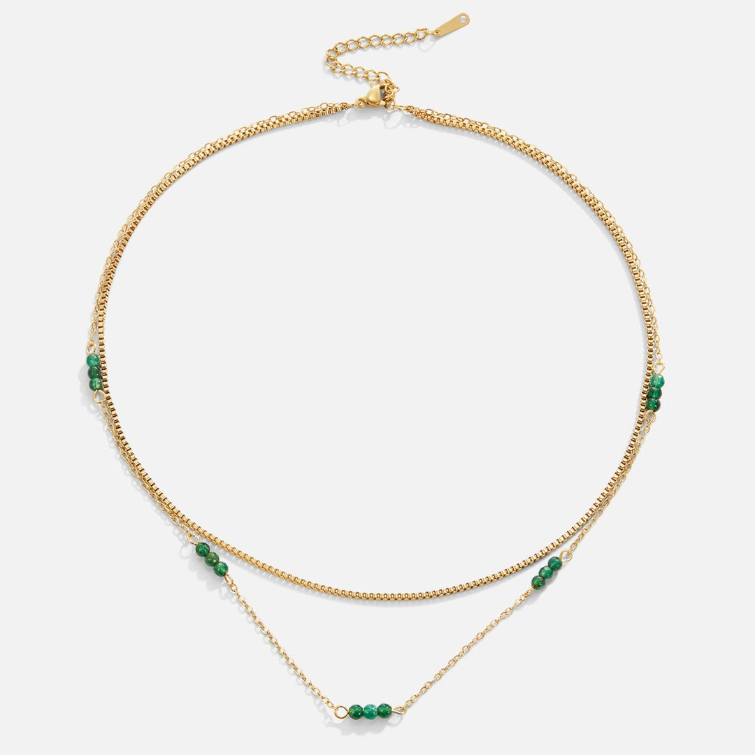 Arizona Green Stone Necklace
