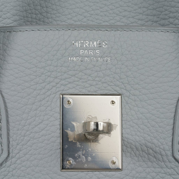 Top quality Hermes Birkin 35 Bag Blue Bleu Pale Togo Palladium Hardware