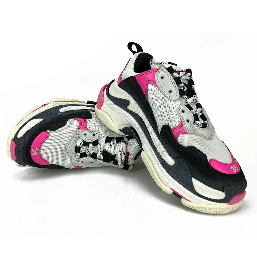 Top Quality Balenciaga Triple S Sneakers White/Black/Pink