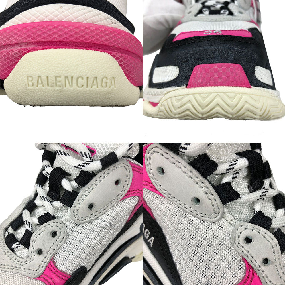 Top Quality Balenciaga Triple S Sneakers White/Black/Pink
