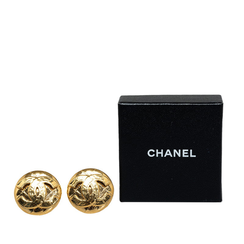 Top Quality Chanel Vintage Coco Big Stitch Earring G   Chanel